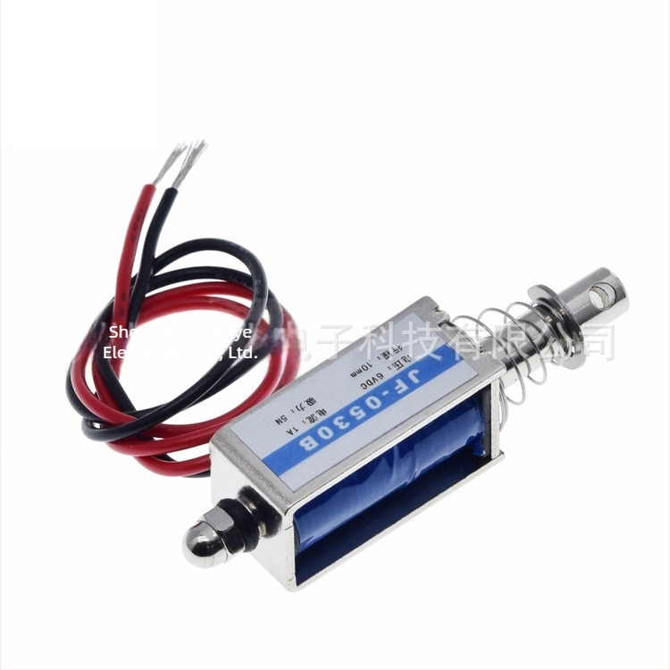 YONGYE JF-0530B DC elektromagnet s okvirom, tip push-pull, 6V/12V/24V