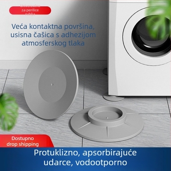 Stalak za perilicu rublja s protukliznom podlogom, od nehrđajućeg čelika, podesiva visina