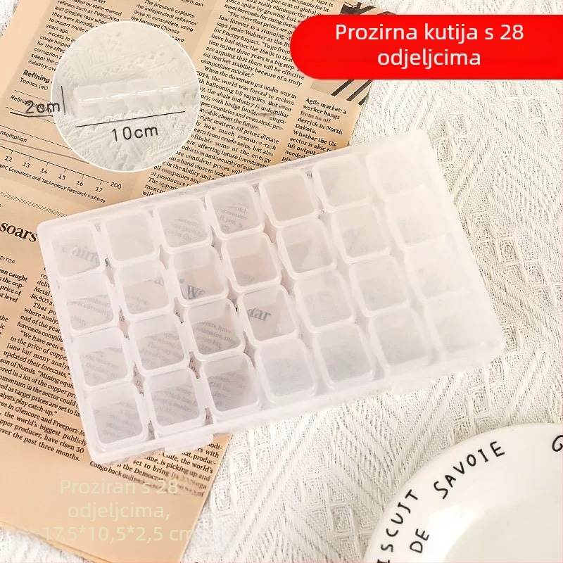 Cool Shun kutija za nakit – čvrsta konstrukcija, jednobojni završetak, ležerni stil