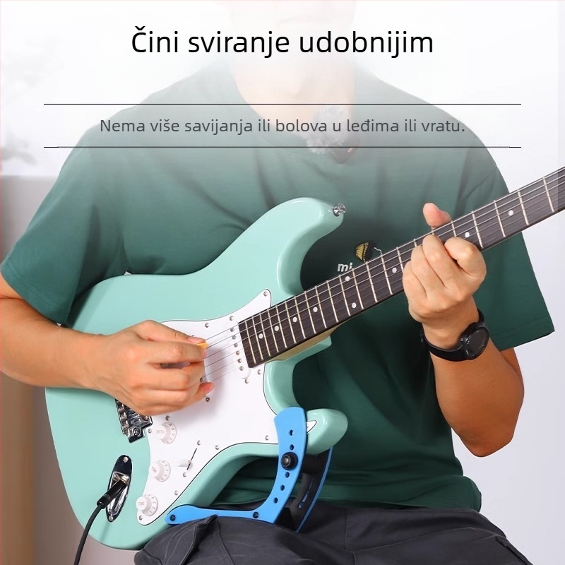Podnožje za nogu gitare - akrilna baza za električnu gitaru, neto težina 182 g, ambalaža: papirnata kutija