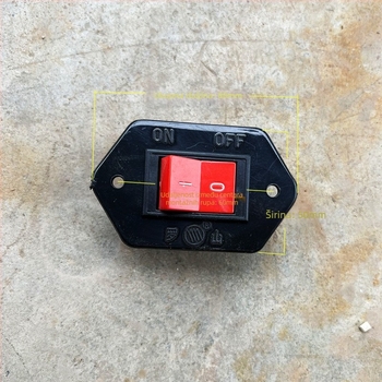 Prekidač s gumbom za stroj za rezanje čelika 400, vodootporan, IP50, 50–440V, spajanje pritiskom, električni vijek 20 000 ciklusa, mehanički vijek 100 000 ciklusa