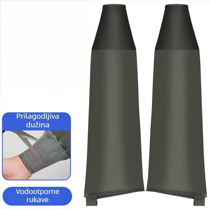 PVC rukavne manžetice za zaštitu pri ribolovu i radu – vodootporne, za odrasle, moderan minimalistički stil