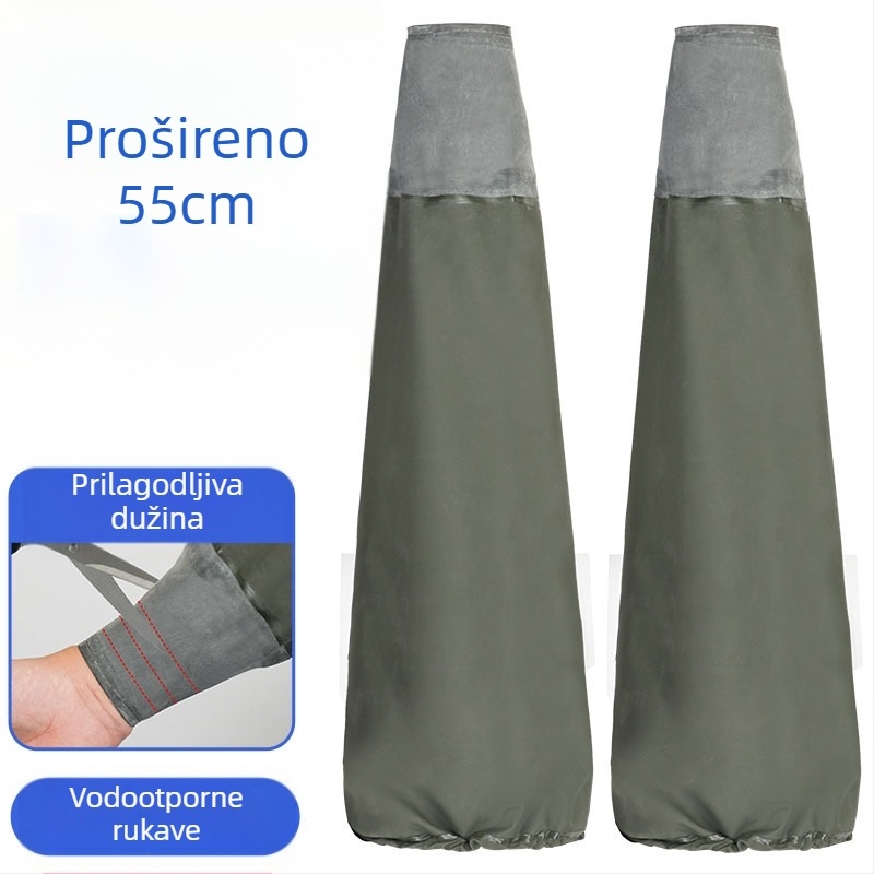 PVC rukavne manžetice za zaštitu pri ribolovu i radu – vodootporne, za odrasle, moderan minimalistički stil