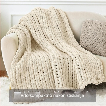 Deka od 100% poliestera, jednobojni uzorak, 1300 g, za proljeće i jesen, mogućnost prilagodbe