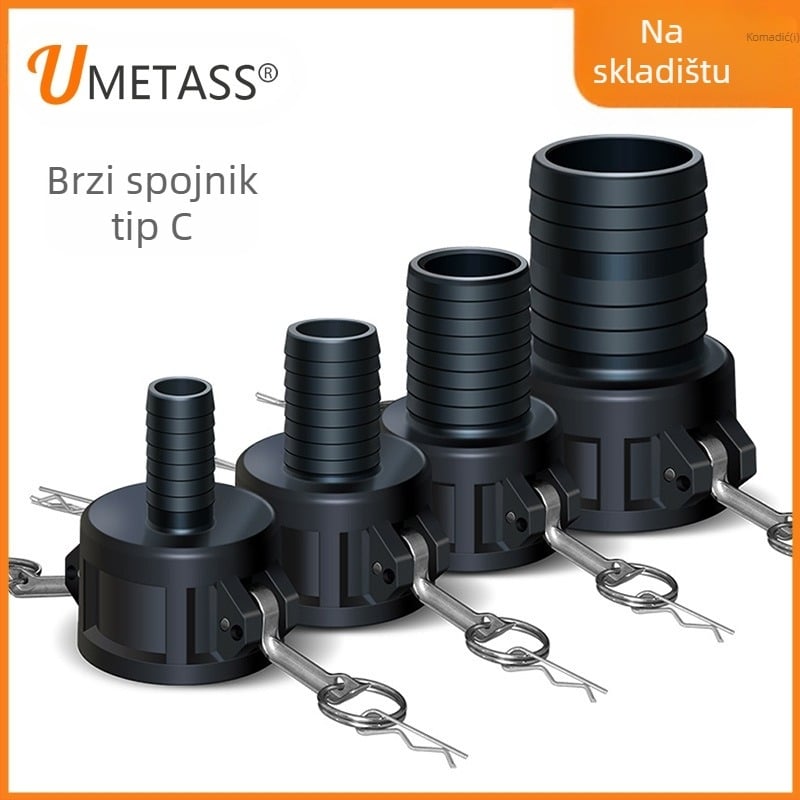 C-tip brzi spojnik s reduktorom za ispuštanje ulja iz bure