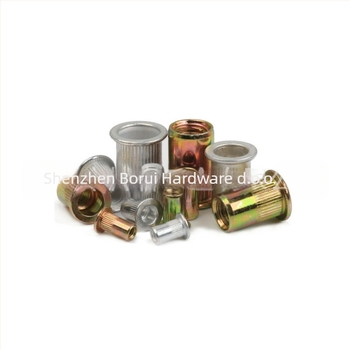 Aluminijski rivet nut, ravna glava, razred B, standard