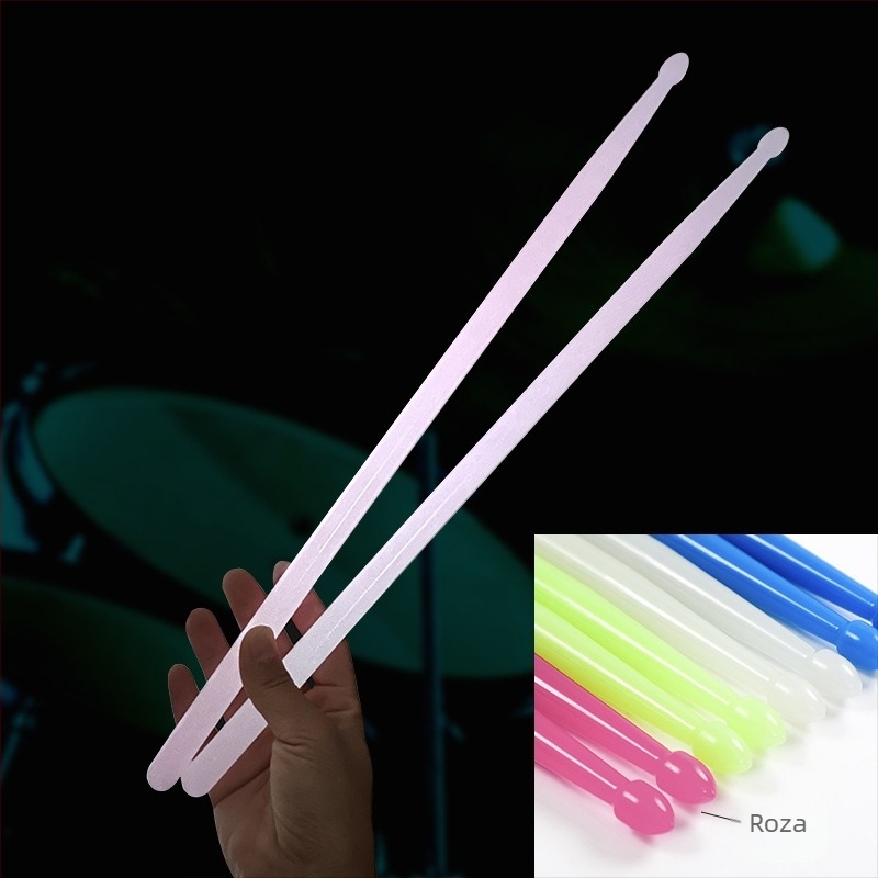 Svjetleće plastične bubnjarske štapiće 5A s protukliznim držačem – moboog