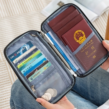 Držač za putovnicu i dokumente, protiv krađe, vodootporan, stil ručne torbe, materijal 600D, za putovanja