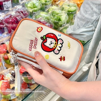 Organizator kablova za podatke, prijenosni višeslojni putni organizator za kablove, USB pogone i slušalice, poliesterska torba u stilu ručne torbe, višefunkcionalni organizator