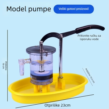 DIY jednostavan piston pump model – Craftsman, od plastike, za osmi razred, praktični znanstveni set