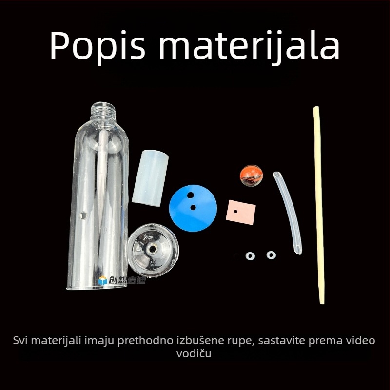 DIY jednostavan piston pump model – Craftsman, od plastike, za osmi razred, praktični znanstveni set