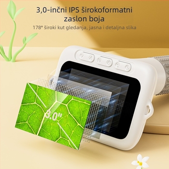 Dječji ručni mikroskop za biologiju i kemiju, prenosni električni znanstveni set, silikonsko kućište, za uzrast 7–14 godina