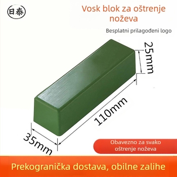 Pasta za oštrenje noževa s oglednim polirnim voskom, blokom voska i uljem za oštrenje – za nože za rezanje i kožne nože