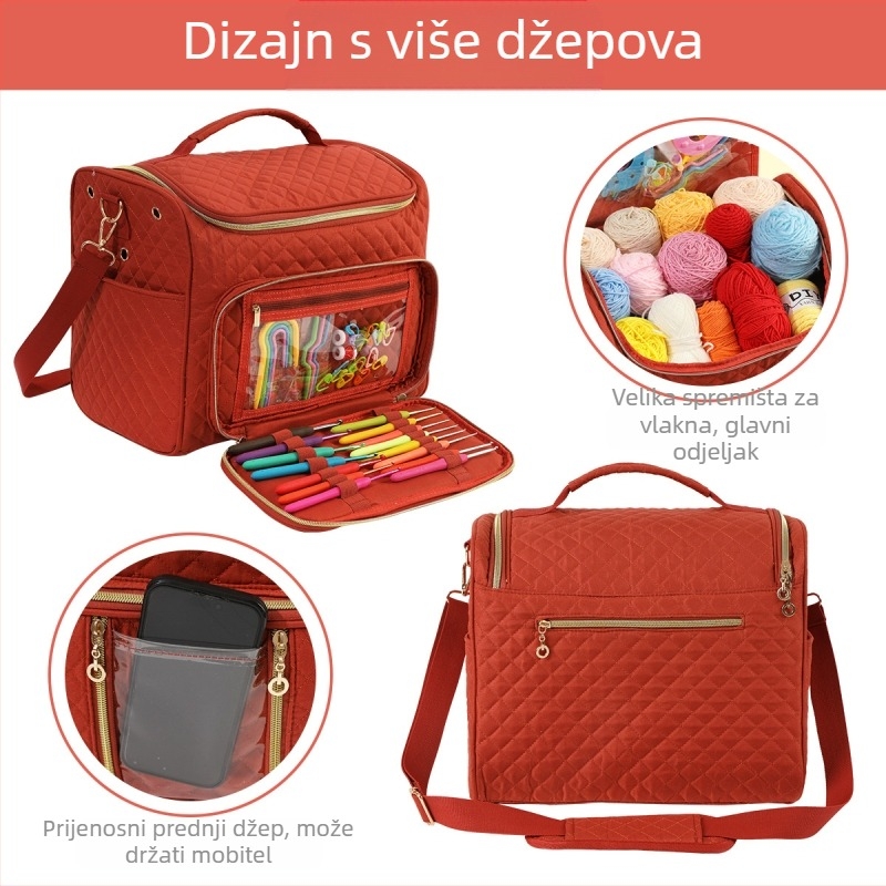 YCW EB122 Kockasta torba za skladištenje od poliestera, višestruka namjena