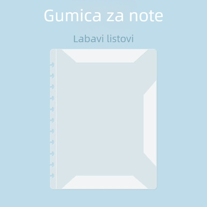A4 plastična mapa za note s klipom, prepisiva, anti-refleksivna, za klavirsku partituru, 40 stranica