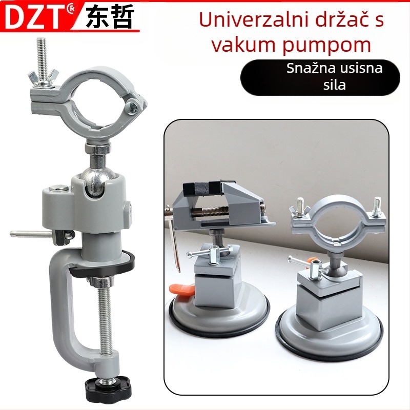 Univerzalni okretni mali vješak za stolni rad, 360° otklon, ADC12 aluminijska legura, držač za bušilicu