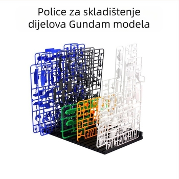Gundam model pločasti regaľ s policom za pohranu pločica i jednostavno ugrađiva polica (Marka: Other; Naziv: Clip; Opseg primjene: Other)