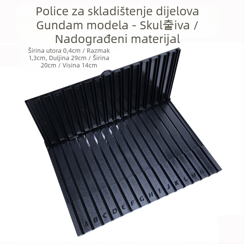 Gundam model pločasti regaľ s policom za pohranu pločica i jednostavno ugrađiva polica (Marka: Other; Naziv: Clip; Opseg primjene: Other)