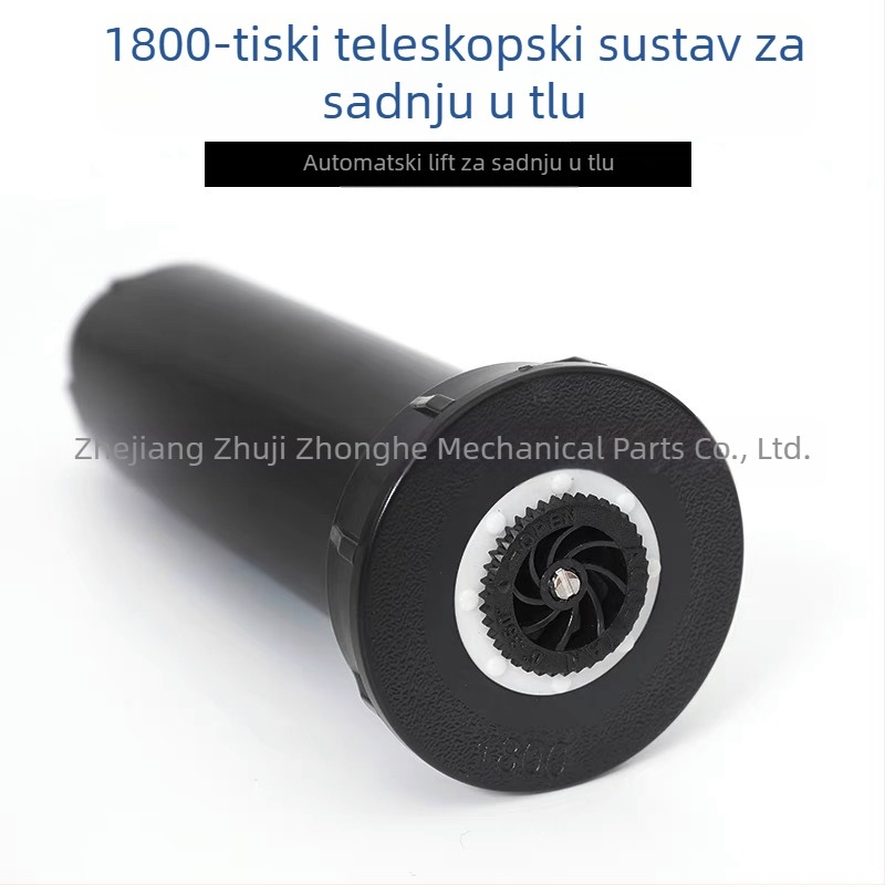 Zakopan teleskopni navodnjivač za travnjake i vrtove — Inženjerske plastike, Middle Hertz, 360° rotacija s podizanjem