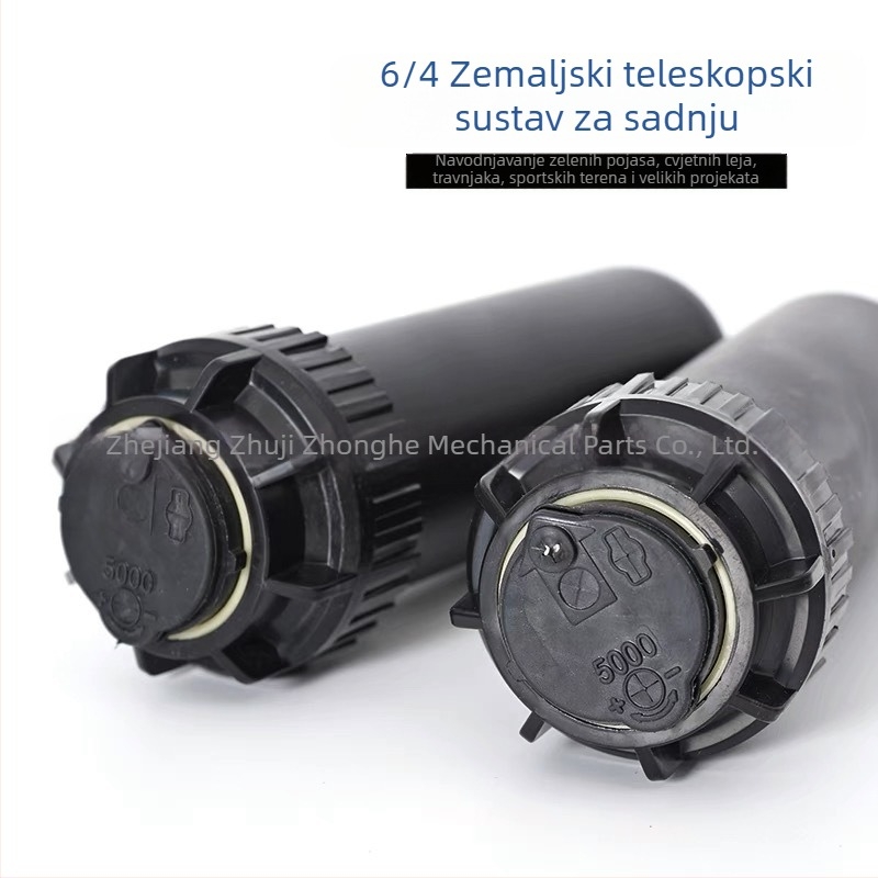 Zakopan teleskopni navodnjivač za travnjake i vrtove — Inženjerske plastike, Middle Hertz, 360° rotacija s podizanjem