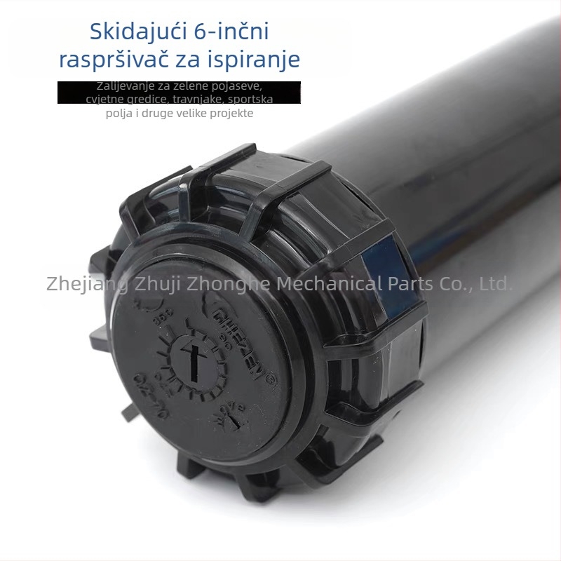 Zakopan teleskopni navodnjivač za travnjake i vrtove — Inženjerske plastike, Middle Hertz, 360° rotacija s podizanjem