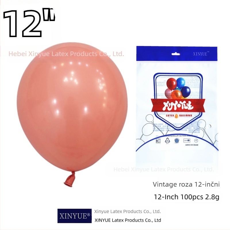 Lateks dekorativne balone, okruglog oblika, tiskano logotip XINYUE