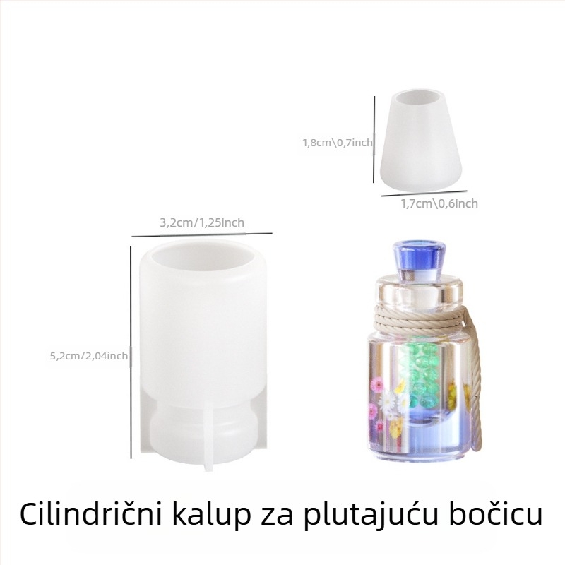 DIY kalupi za nakit: silikonski kalupi za drift boce i boce želja, kristalna smola Lake Light Stone Color, proljeće 2025