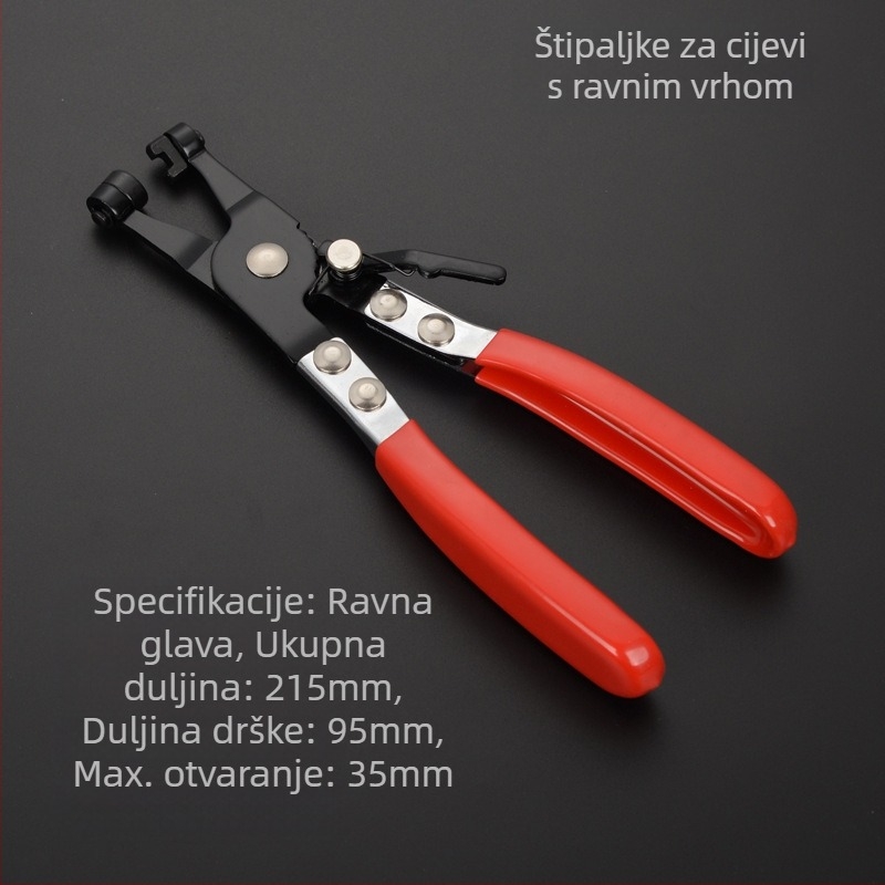 Yuhua klešta za cijevne stezne trake, krom-vanadijski čelik, 1 set, univerzalne, za popravke automobila i strojeva
