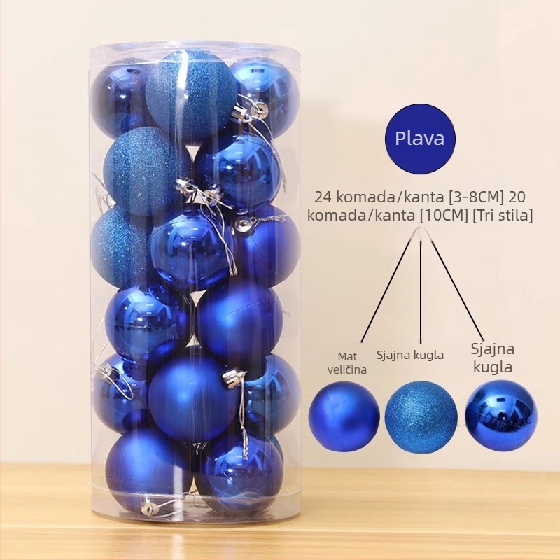 Božićna ukrasna kugla, plastika, moderni umjetnički stil, elektroplatiranje