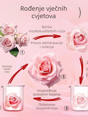 Kutija Cortical za prstenje s večnim cvijetom i ambalaža nakita