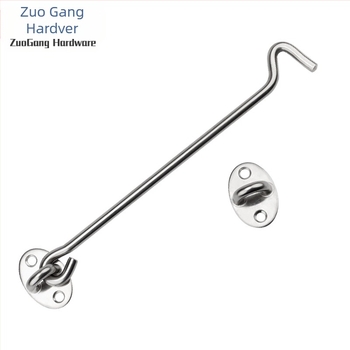 Nehrđajući čelični kuka za vrata i prozore — Značka Left Steel, Model Wind Hook, moderni minimalistički kućni hardver