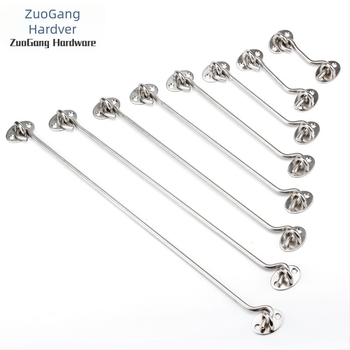 Nehrđajući čelični kuka za vrata i prozore — Značka Left Steel, Model Wind Hook, moderni minimalistički kućni hardver