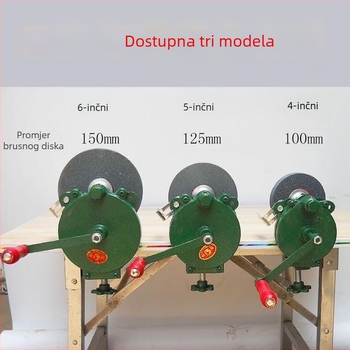 Mašina za oštrenje noževa s tijelom od lijevanog željeza, integrirani strojni dizajn, 60 HRC, 500 rpm, za industrijsku i kućnu upotrebu