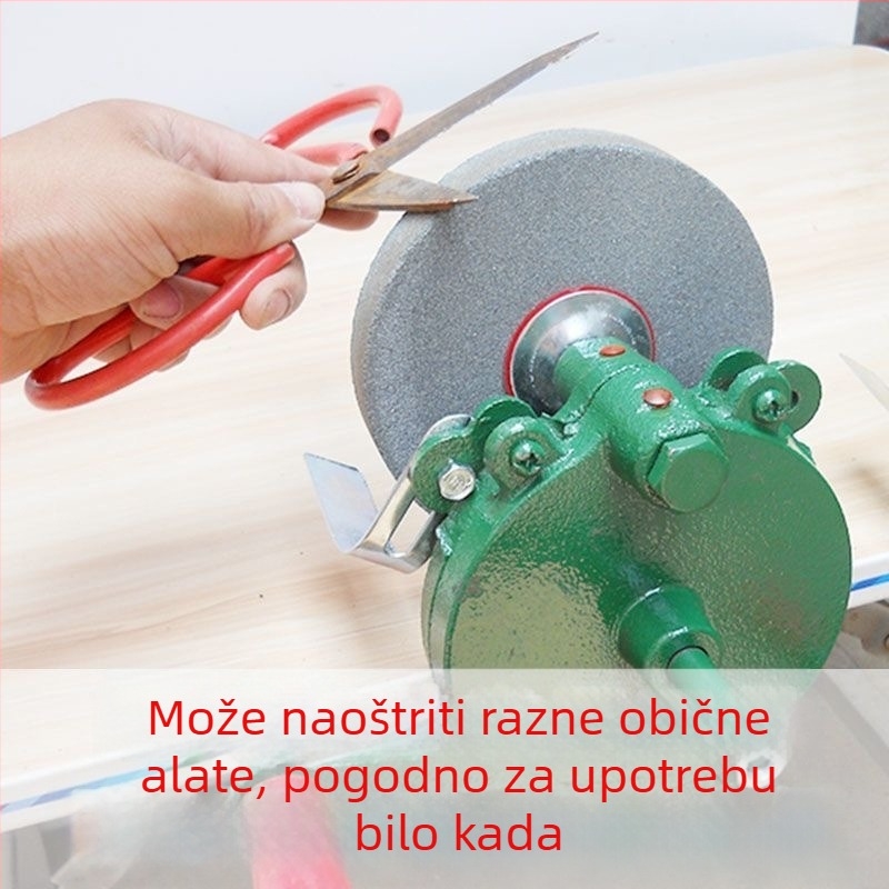 Mašina za oštrenje noževa s tijelom od lijevanog željeza, integrirani strojni dizajn, 60 HRC, 500 rpm, za industrijsku i kućnu upotrebu