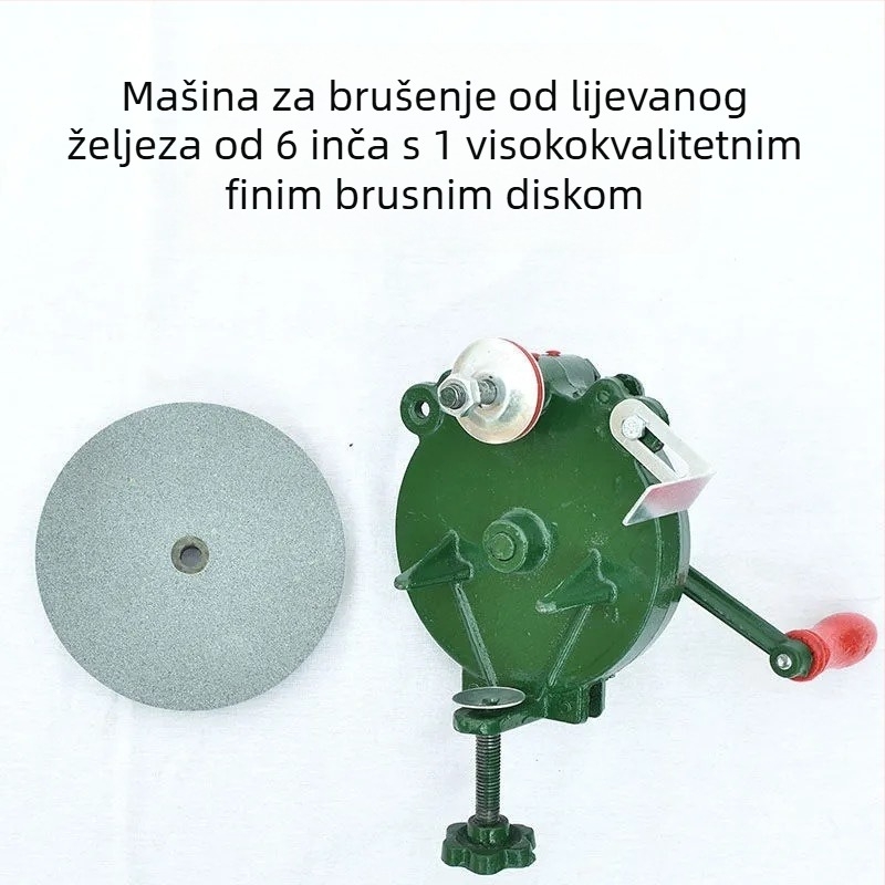 Mašina za oštrenje noževa s tijelom od lijevanog željeza, integrirani strojni dizajn, 60 HRC, 500 rpm, za industrijsku i kućnu upotrebu