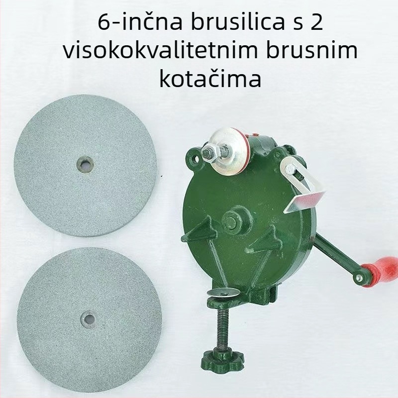 Mašina za oštrenje noževa s tijelom od lijevanog željeza, integrirani strojni dizajn, 60 HRC, 500 rpm, za industrijsku i kućnu upotrebu