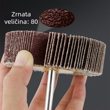 Xingweichang Metalni brusni kolut s platnom emery za obradu drveta, s držalom, model 202103081548