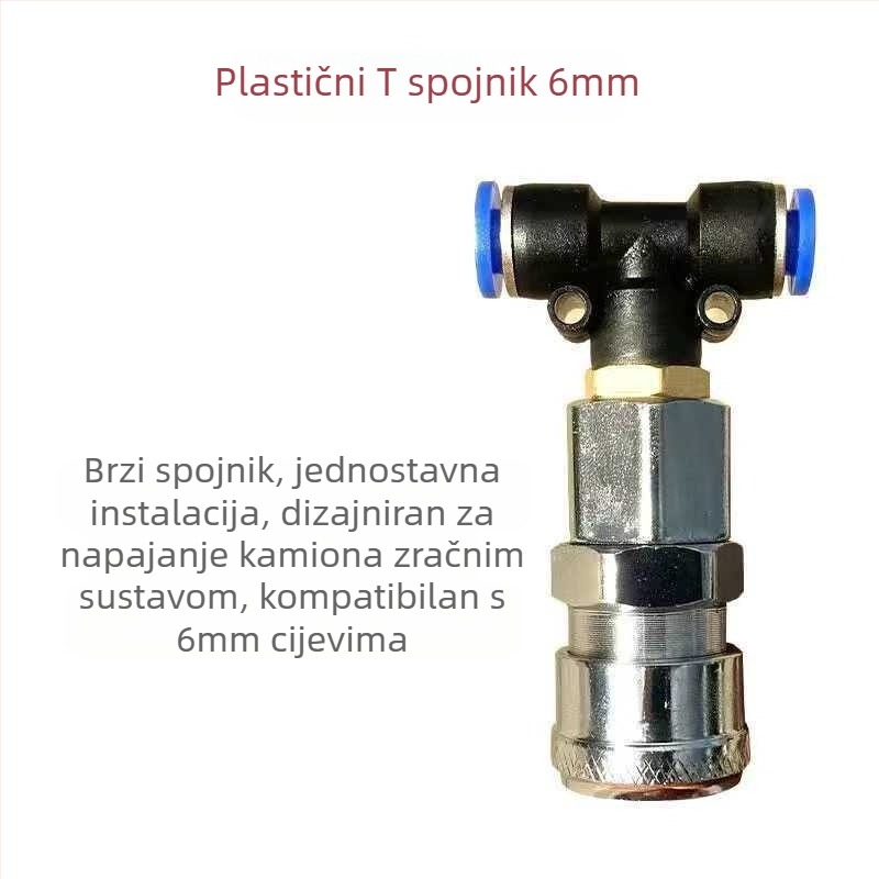 Konekcija za zračni sustav prikolice i kamiona – ugrađeni spremnik zraka i dovod zraka; Podrijetlo: Drugo; Marka: Drugo; Model: Drugo; Primjena: Gradnja