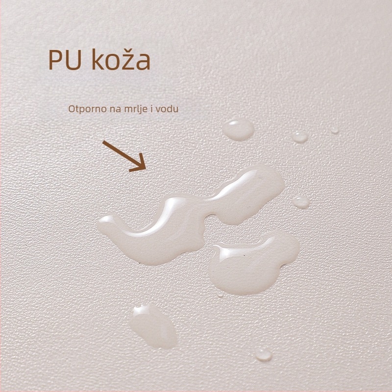 Šmink torbica sa zrcalom, PU materijal, veliki kapacitet, prijenosna, vodootporna