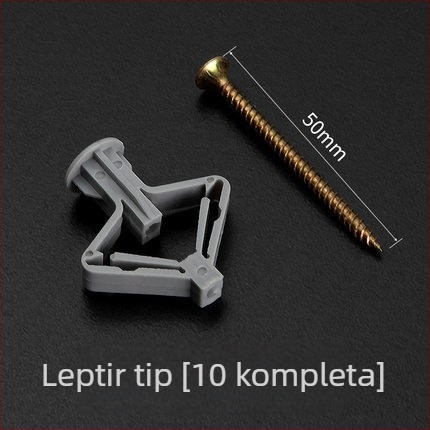 Nylon leptirasti proširni čep za suhozid, proširni vijak