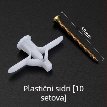 Nylon leptirasti proširni čep za suhozid, proširni vijak