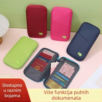 Unisex držač putovnice i dokumenata – Oxford platno, poliester podstava, organizator kartica i ulaznica, gradski minimalistički stil