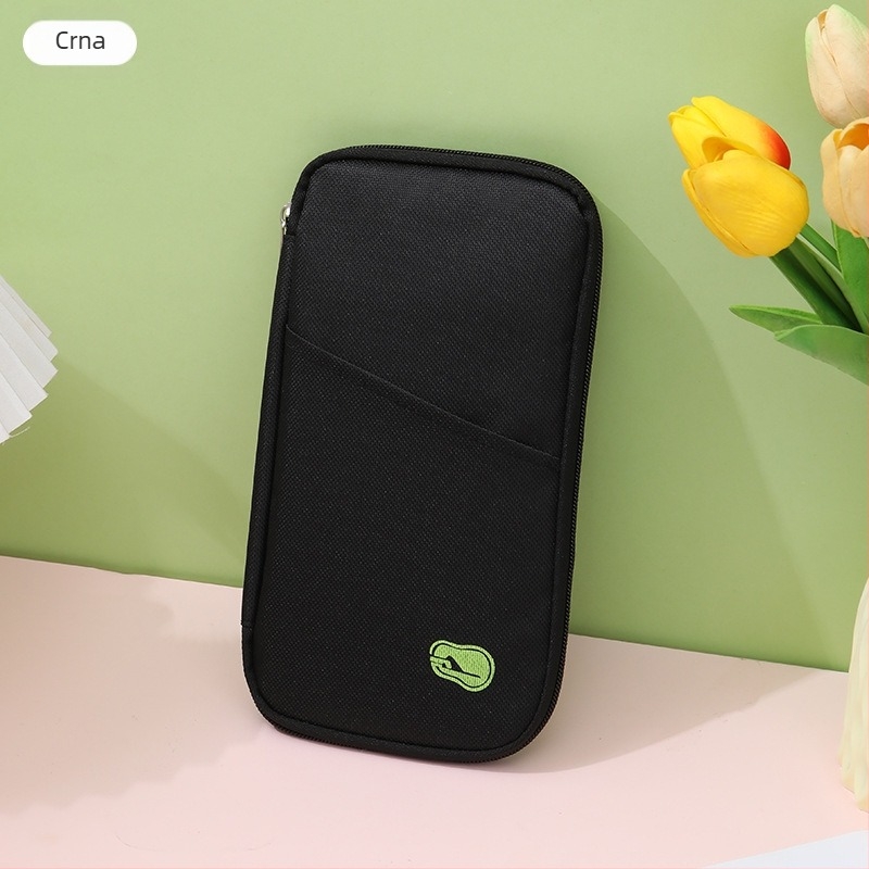 Unisex držač putovnice i dokumenata – Oxford platno, poliester podstava, organizator kartica i ulaznica, gradski minimalistički stil