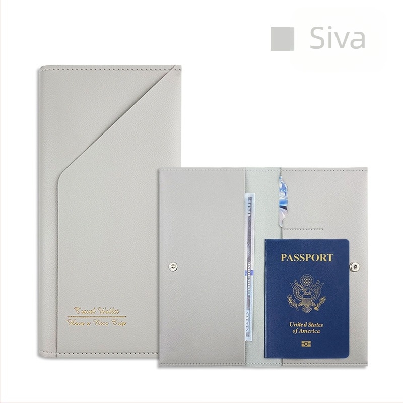 PU kožna torbica za putovnice i putne dokumente, 1-sločni novčanik, višenamjenski držač za Passbook i mogućnost logotipa