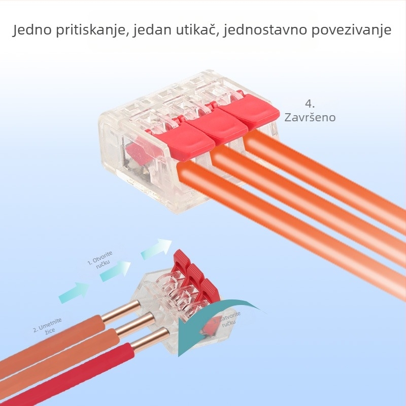 DIY YOU Series 41 brzi spojni terminal blokovi, setovi od 75/76/90 komada za električne instalacije