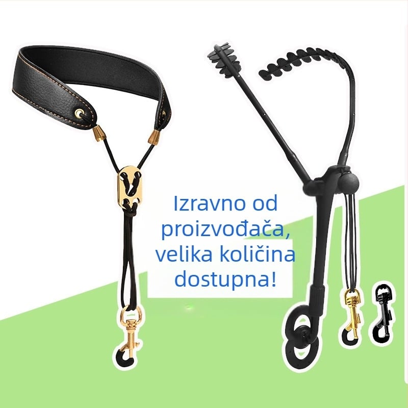 Saxofonski vratni kaiš – metal, model S-02, izdržljiv, pogodan za odrasle i djecu, naramenica