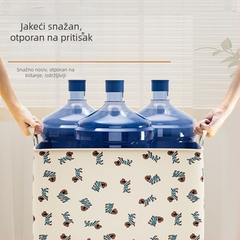Torba za odlaganje odjeće od netkanog materijala, za automobil, prijenosna, kapacitet 0-5 L, funkcija brtvljenja