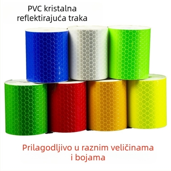Automobilska reflektirajuća traka s uzorkom mreže ćelija, PVC reflektivni film; Podrijetlo: Wenzhou; Serija: Višestruka; Marka: Drugo; Privatna oznaka: Nije licencirana