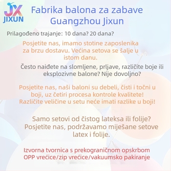 Lateks balonska girlanda, 70 komada, okrugli baloni za vjenčanje i proslave