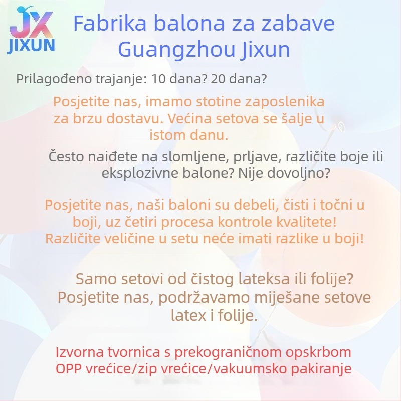 Lateks balonska girlanda, 70 komada, okrugli baloni za vjenčanje i proslave